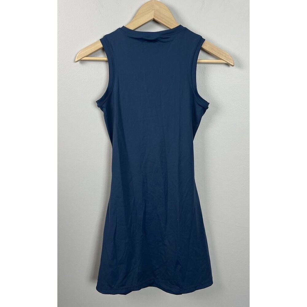 Halara Everyday One-Piece Yoga Mini Dress Cutout Tie Knot Size XS Blue Women’s - Picture 3 of 9